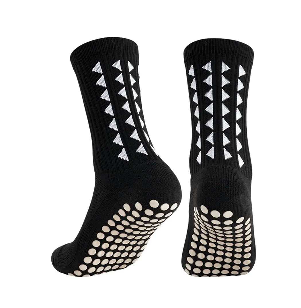 Footballier™ – Chaussettes de sport antidérapantes mi-mollet